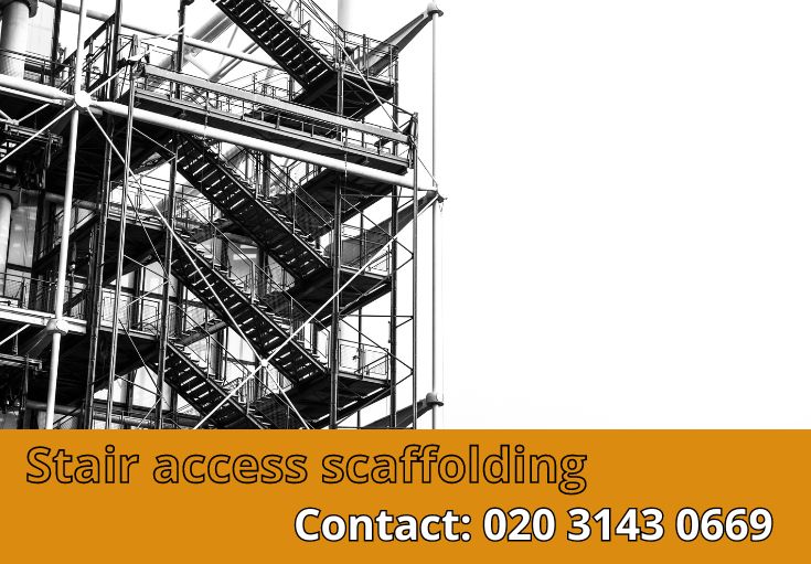 Stair Access Scaffolding Swiss Cottage